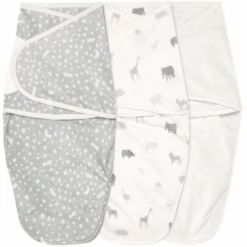 Aden + Anais™ Essential S Easy Swaddle™ Pucksack 1.5 TOG 3-pack Wild Prairie Velboa 0-3 Meses