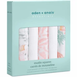 Aden + Anais™ Essentials Toallitas Para Bebé Tropicalia 5 Unidades -Tienda De Cuidado Del Bebé aden anais essentials toallitas para bebe tropicalia 5 unidades a315501 3