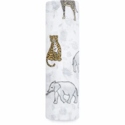 Aden + Anais™ Fular De Muselina De Algodón Grande Jungla - Tropical -Tienda De Cuidado Del Bebé aden anais fular de muselina de algodon grande jungla tropical a376206 4