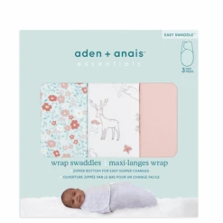 Aden + Anais™ Manta Envolvente 4-6 Meses 3 Unidades Fairy Tale Flowers -Tienda De Cuidado Del Bebé aden anais manta envolvente 4 6 meses 3 unidades fairy tale flowers a302843 4