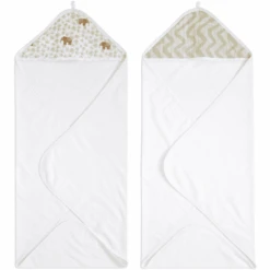 Aden +anais™ Toalla De Baño Con Capucha Pack De 2 Tanzanie -Tienda De Cuidado Del Bebé aden anais toalla de bano con capucha pack de 2 tanzanie a410154 3