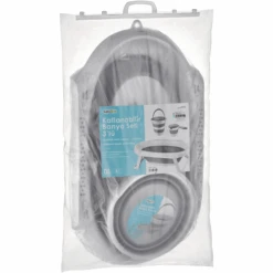 BabyJem Set De Bañera Plegable 3 Piezas, Azul -Tienda De Cuidado Del Bebé babyjem set de banera plegable 3 piezas azul a375734 2