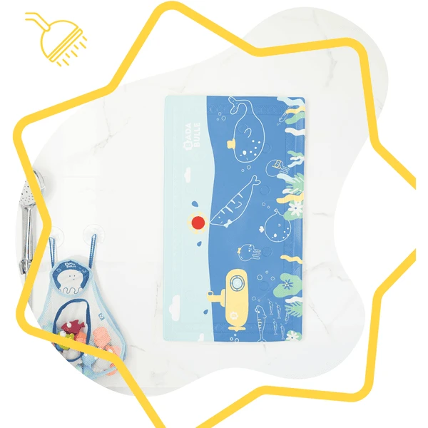 Badabulle Alfombra De Baño Con Termómetro Animales Del Mar 5 Badabulle Alfombra De Baño Con Termómetro Animales Del Mar - Imagen 3