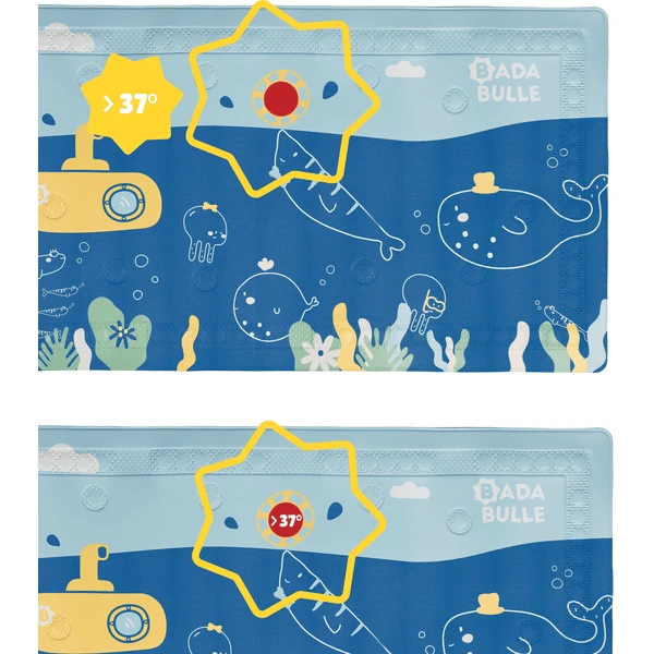 Badabulle Alfombra De Baño Con Termómetro Animales Del Mar 6 Badabulle Alfombra De Baño Con Termómetro Animales Del Mar - Imagen 4