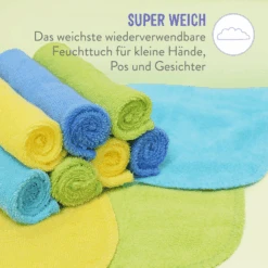 Bambino Mio Toallitas Húmedas Reutilizables, Paquete De 10, Nube -Tienda De Cuidado Del Bebé bambino mio toallitas humedas reutilizables paquete de 10 nube a344146 4