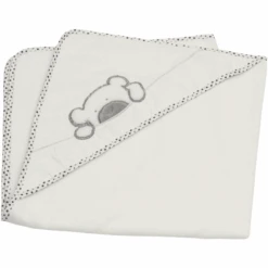 Be Be 's Collection Toalla Baño Con Capucha Big Willi Gris 100 X 100 Cm