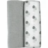 BEABA ® Juego De 2 Paños Para Eructar Gris Mirage /Jungle 120 X 120 Cm -Tienda De Cuidado Del Bebé beaba juego de 2 panos para eructar gris mirage jungle 120 x 120 cm a365383