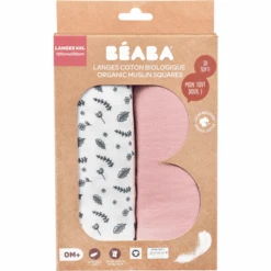 BEABA ® Juego De 2 Paños Para Eructar Mirage Altosa/Campo De Flores 120 X 120 Cm -Tienda De Cuidado Del Bebé beaba juego de 2 panos para eructar mirage altosa campo de flores 120 x 120 cm a365387 4