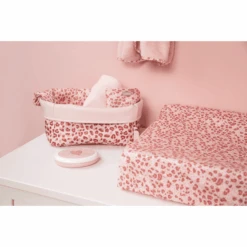 Bébé-jou Cesta De Cuidado Leopardo Rosa -Tienda De Cuidado Del Bebé bebe jou cesta de cuidado leopardo rosa a299393 3