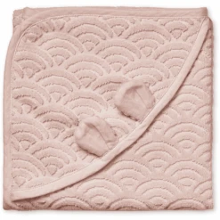 Cam Cam Copenhagen Cam Cam® COPENHAGUE Toalla De Baño Con Capucha Y Orejas Baby Pink -Tienda De Cuidado Del Bebé cam cam copenhague toalla de bano con capucha y orejas baby pink a370784 2