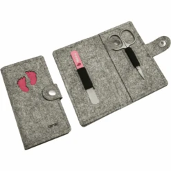 Canal® Set De Manicura Con Estuche De Fieltro En Rosa Bebé -Tienda De Cuidado Del Bebé canal set de manicura con estuche de fieltro en rosa bebe a350078 3