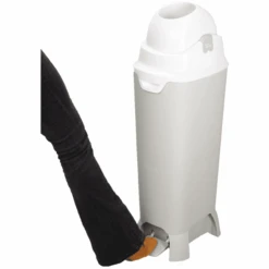 Diaper Champ Cubo De Pañales ONE Maxi Handsfree Plata/blanco -Tienda De Cuidado Del Bebé diaper champ cubo de panales one maxi handsfree plata blanco a346865 2