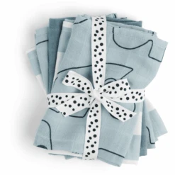 Done By Deer ™ Paño Para Bebé Ciervo Friends Azul 5 Unidades