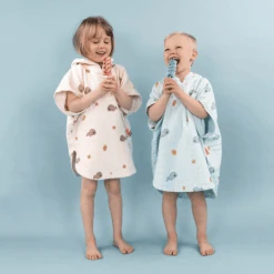 Done By Deer ™ Poncho De Playa Wally Rosa -Tienda De Cuidado Del Bebé done by deer poncho de playa wally rosa a395036 3