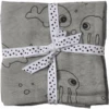Done By Deer ™ Toalla De Escupir 2 Paquetes De Sea Friends Grey -Tienda De Cuidado Del Bebé done by deer toalla de escupir 2 paquetes de sea friends grey a294491
