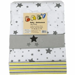 El Molleton De HÜTTE & CO Limpia 4 Paquetes De Estrellas -Tienda De Cuidado Del Bebé el molleton de huette amp co limpia 4 paquetes de estrellas a301896 2
