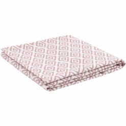 Emma & Noah Manta De Paño Diamantes Rosa 120 X 120 Cm -Tienda De Cuidado Del Bebé emma noah manta de pano diamantes rosa 120 x 120 cm a275801 3