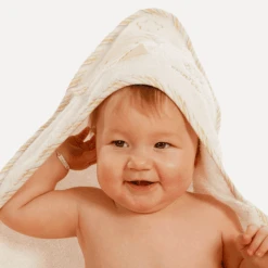 FEHN Toalla De Baño Con Capucha Baby Love Sheep Paul -Tienda De Cuidado Del Bebé fehn toalla de bano con capucha baby love sheep paul a005549 3