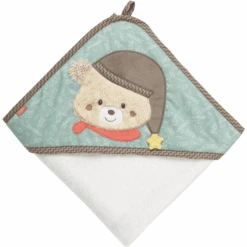 Fehn Toalla De Baño Con Capucha Oso Bruno -Tienda De Cuidado Del Bebé fehn toalla de bano con capucha oso bruno a273533 4