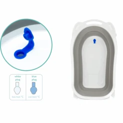 Fillikid Bañera Plegable Dori Gris -Tienda De Cuidado Del Bebé fillikid banera plegable dori gris a304222 4