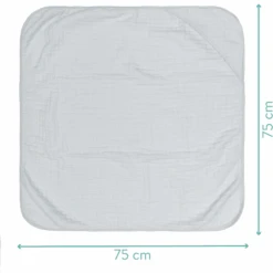 Fillikid Toalla Infantil Con Capucha Gris Claro 75 X 75 Cm -Tienda De Cuidado Del Bebé fillikid toalla infantil con capucha gris claro 75 x 75 cm a317452 4