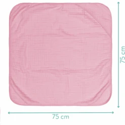 Fillikid Toalla Infantil Con Capucha Old Pink 75 X 75 Cm -Tienda De Cuidado Del Bebé fillikid toalla infantil con capucha old pink 75 x 75 cm a317449 4