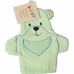 Guantes De Lavado Hut Bear Verde -Tienda De Cuidado Del Bebé guantes de lavado hut bear verde a408189 1