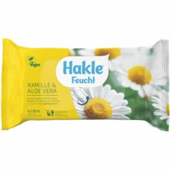 Hakle Toallitas Húmedas Camomila Y Aloe Vera, 42 Hojas -Tienda De Cuidado Del Bebé hakle toallitas humedas camomila y aloe vera 42 hojas a354739 3