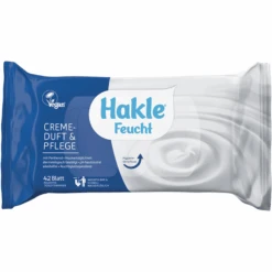 Hakle Toallitas Húmedas Crema Aroma Y Cuidado, 42 Hojas -Tienda De Cuidado Del Bebé hakle toallitas humedas crema aroma y cuidado 42 hojas a354754 3