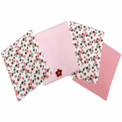 HÜTTE & CO Molleton Bufandas 4 Paquetes De Flores -Tienda De Cuidado Del Bebé huette amp co molleton bufandas 4 paquetes de flores a301890 3