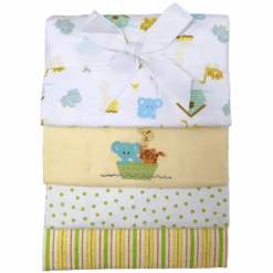 HÜTTE & CO Paños Molton Pack 4 Unidades Verde