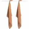Jollein Pañales De Gasa 2-pack Spot Caramelo 110x110cm -Tienda De Cuidado Del Bebé jollein panales de gasa 2 pack spot caramelo 110x110cm a300543