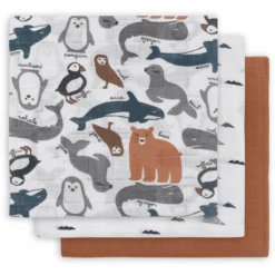 Jollein Paños De Gasa Polar 70x70cm 3 Unidades -Tienda De Cuidado Del Bebé jollein panos de gasa polar 70x70cm 3 unidades a300230 4