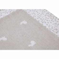 Jollein Paquete De 2 Paños Para Eructar Rabbit Turrón -Tienda De Cuidado Del Bebé jollein paquete de 2 panos para eructar rabbit turron a385581 3