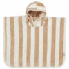 Jollein Poncho De Baño De Rayas Biscuit -Tienda De Cuidado Del Bebé jollein poncho de bano de rayas biscuit a385388