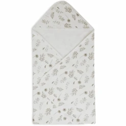 Jollein Toalla Con Capucha 75x75cm Wild Flower -Tienda De Cuidado Del Bebé jollein toalla con capucha 75x75cm wild flower a385406 2