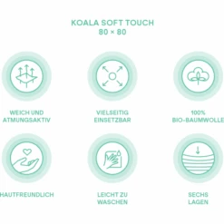 KOALA BABY CARE ® Paño De Muselina Suave Touch 30 X 30 Cm Paquete De 6 - Morado -Tienda De Cuidado Del Bebé koala baby care pano de muselina suave touch 30 x 30 cm paquete de 6 morado a408312 2