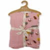 LITTLE Toalla Orgánica Forest Animals Powder Rose 2 Unidades -Tienda De Cuidado Del Bebé little toalla organica forest animals powder rose 2 unidades a329250