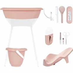 Luma® Babycare Bañera Y Set De Cuidados Cloud Pink