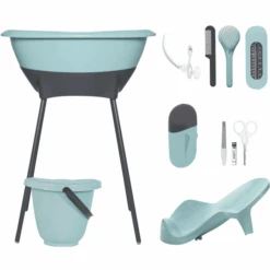 Luma® Babycare Bañera Y Set De Cuidados Silt Green