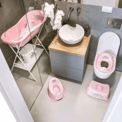 LUPPEE Asiento De Baño, Cómodo Para Los Bebés, En Rosa -Tienda De Cuidado Del Bebé luppee asiento de bano comodo para los bebes en rosa a302632 4