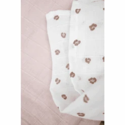 Meyco Pañales De Gasa De Muselina 3 Pack Mini Panther Soft Pink -Tienda De Cuidado Del Bebé meyco panales de gasa de muselina 3 pack mini panther soft pink a379396 3