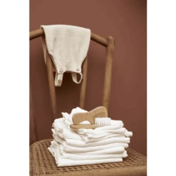 Meyco Paño De Algodón Muslin 2 Pack Uni Off White -Tienda De Cuidado Del Bebé meyco pano de algodon muslin 2 pack uni off white a378692 2