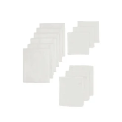Meyco Set De Muselinas Basic Pack De 12 Uni Off White -Tienda De Cuidado Del Bebé meyco set de muselinas basic pack de 12 uni off white a378660 4