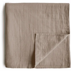 Mushie Tela De Envolver Muselina Natural 120 X120 Cm