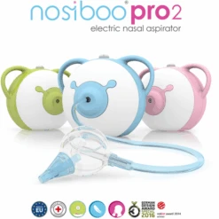 Nosiboo ® Aspirador Nasal Eléctrico Pro2 Azul -Tienda De Cuidado Del Bebé nosiboo aspirador nasal electrico pro2 azul a394067 3