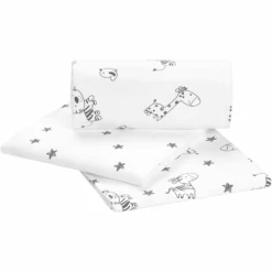 Odenwälder Paño Muletón Animal Farm Paquete De 3 Toallitas Antracita 80 X 80 Cm