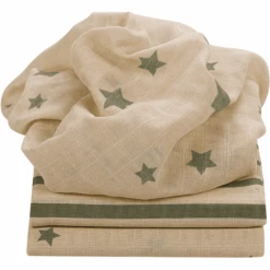 Odenwälder Paquete De 3 Pañales De Gasa Profunda Forest 80 X 80 Cm