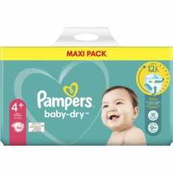 Pampers® Pampers Baby Dry, Gr.4+ Maxi Plus, 10-15kg, Maxi Pack (1x 94 Pañales) -Tienda De Cuidado Del Bebé pampers baby dry gr 4 maxi plus 10 15kg maxi pack 1x 94 panales a342440 3