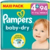 Pampers® Pampers Pañales Baby-Dry, Talla 4+, 10-15kg, Maxi Pack (1 X 94 Pañales) -Tienda De Cuidado Del Bebé pampers panales baby dry talla 4 10 15kg maxi pack 1 x 94 panales a413085